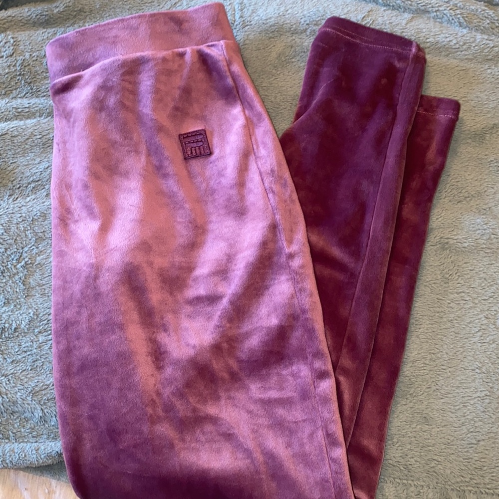 Velour High-waisted Velour Leggings